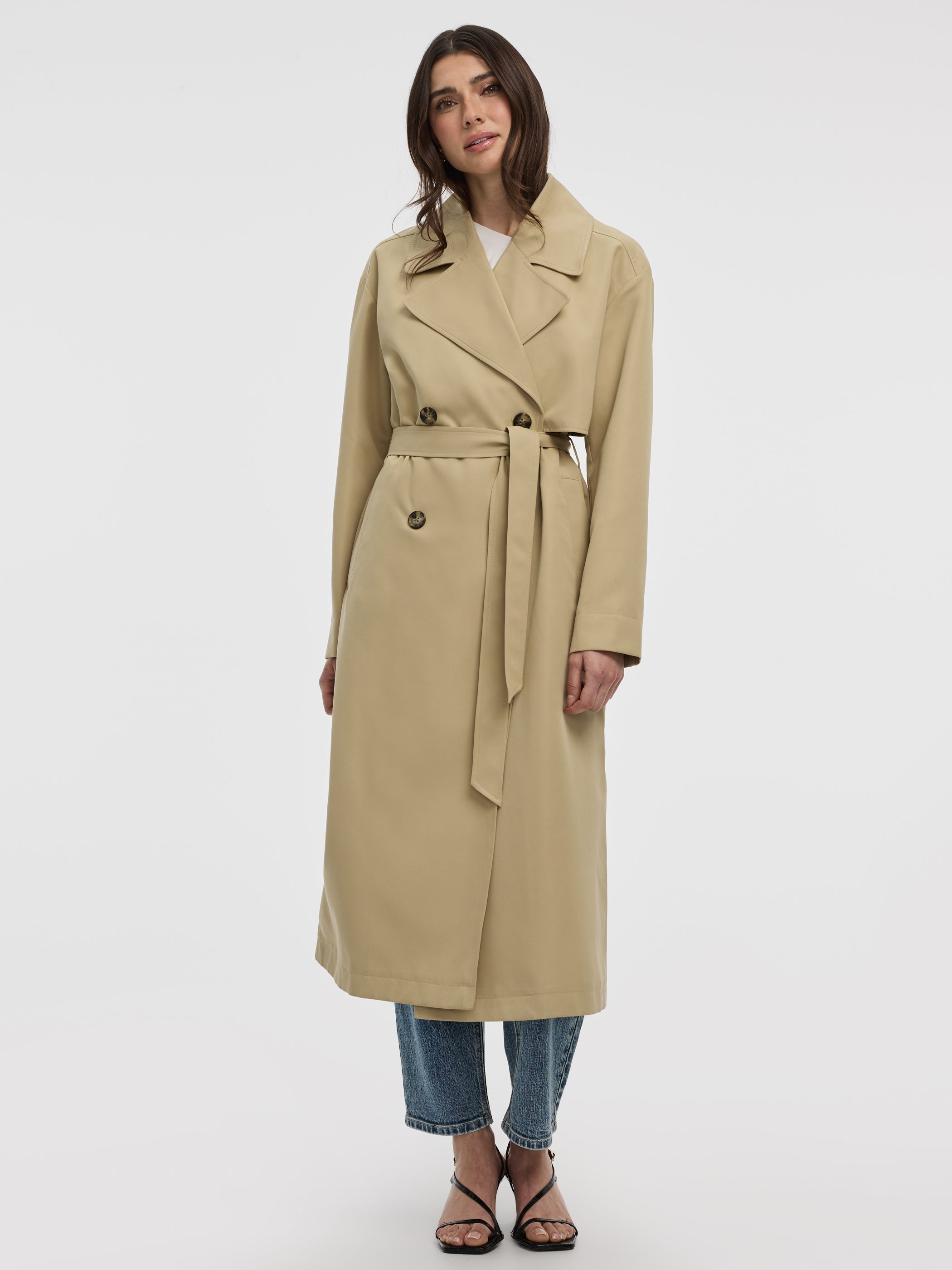 Women's Water-Repellent Double-Breasted Trench Coat | Reitmans