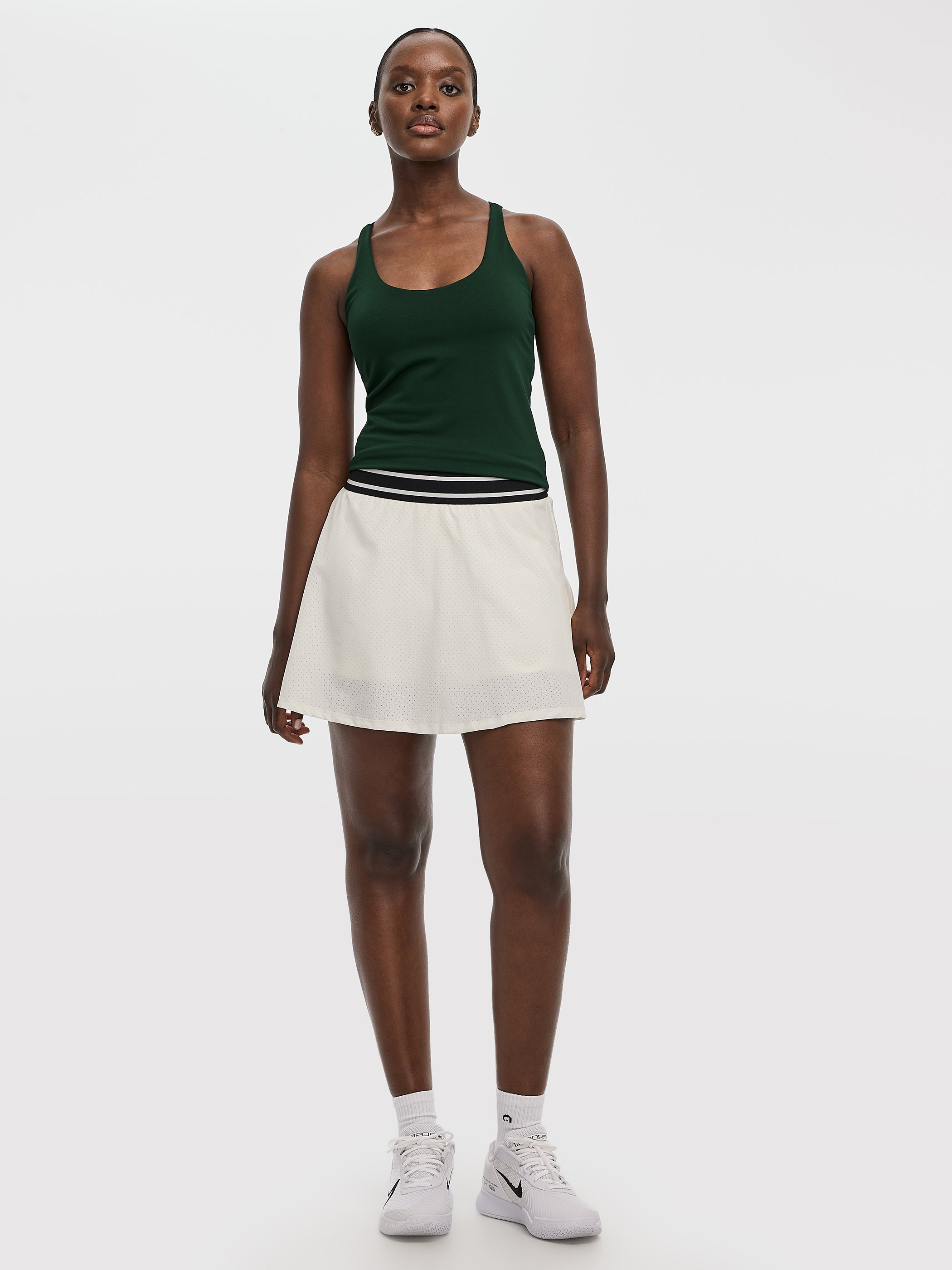 MOKBAY Jupe Short Tennis Femme 2 En 1 - Couleur Unie - Activewear Été Confortable Pour Sport Et Randonnée