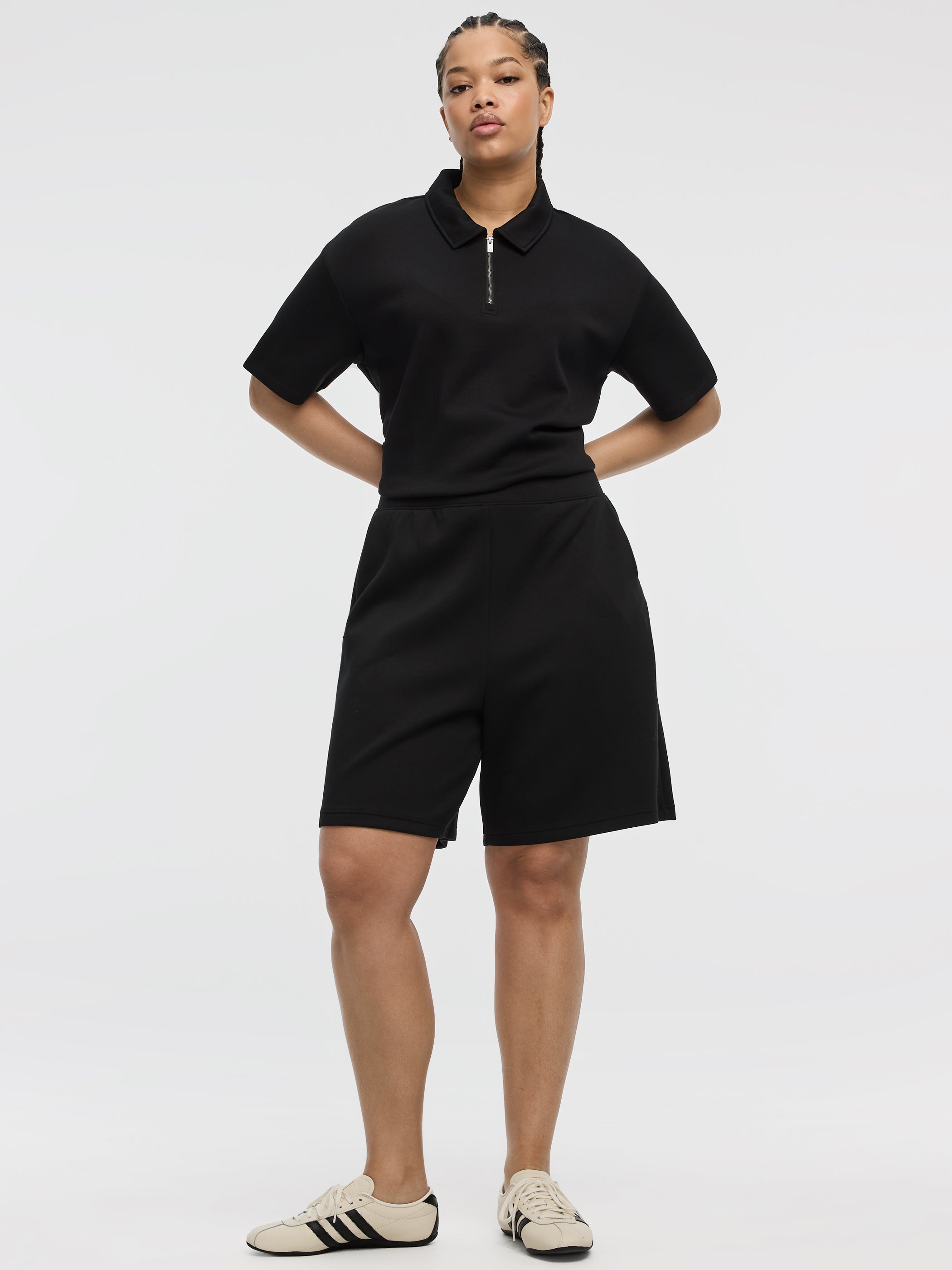 Women's Stretch Bermuda Shorts with Pockets – HYLUX | Hyba by Reitmans