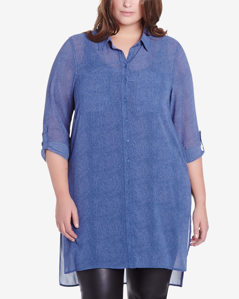 Plus Size Long Sleeve Tunic Blouse Plus Sizes Reitmans