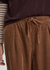 High-Rise Barrel Corduroy Pants