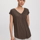 Extended-Sleeve V-Neck Tunic