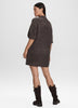 Short-Sleeve Polo Mini Dress