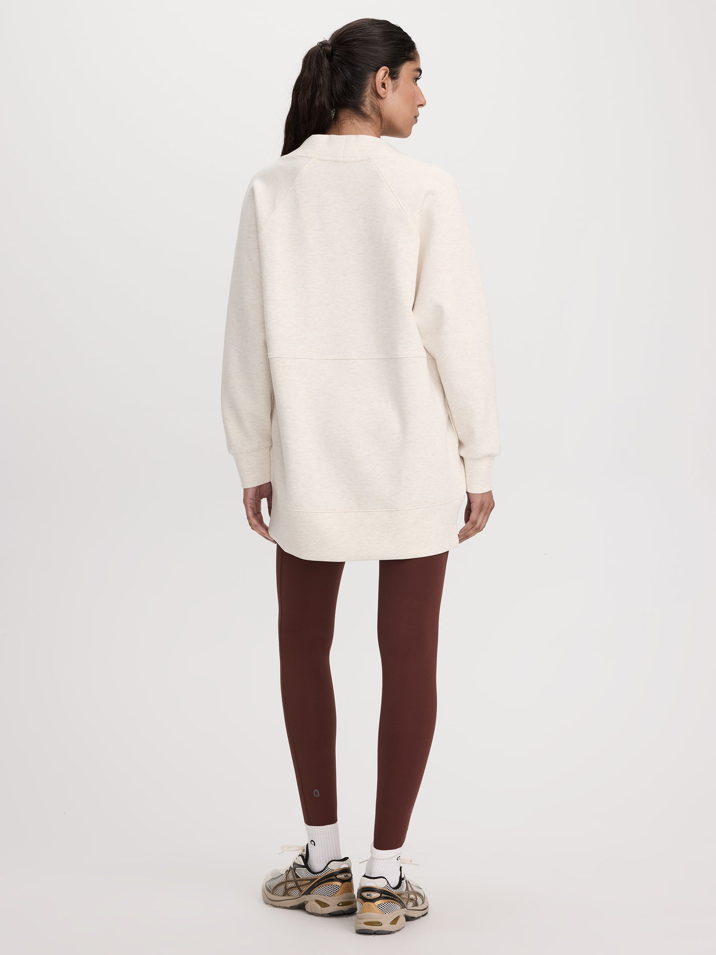 Long-Sleeve Open Cardigan with Pockets - HYLUX Hyba