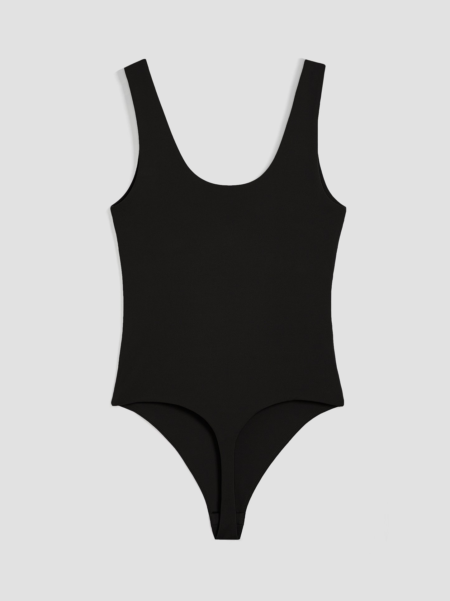 Sleeveless Scoop-Neck Bodysuit