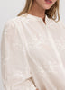 3/4-Sleeve Embroidered Blouse