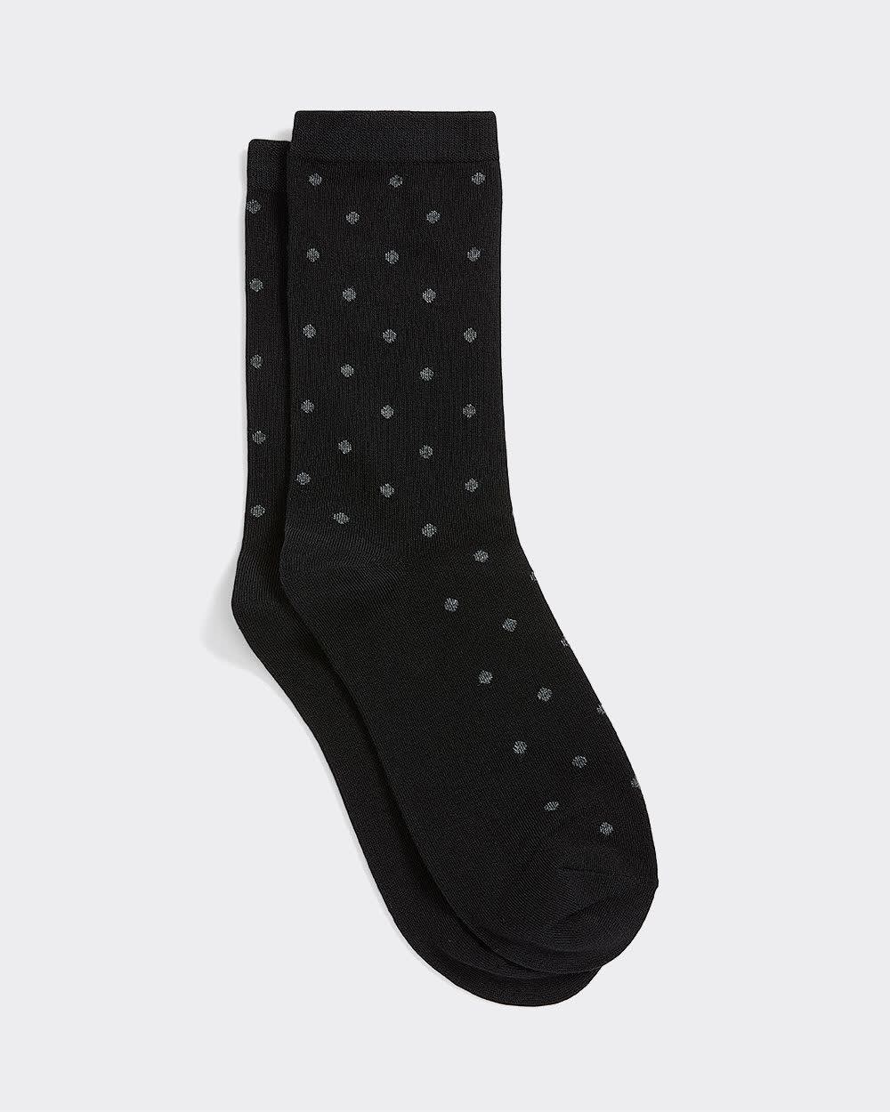 Bas classiques à pois