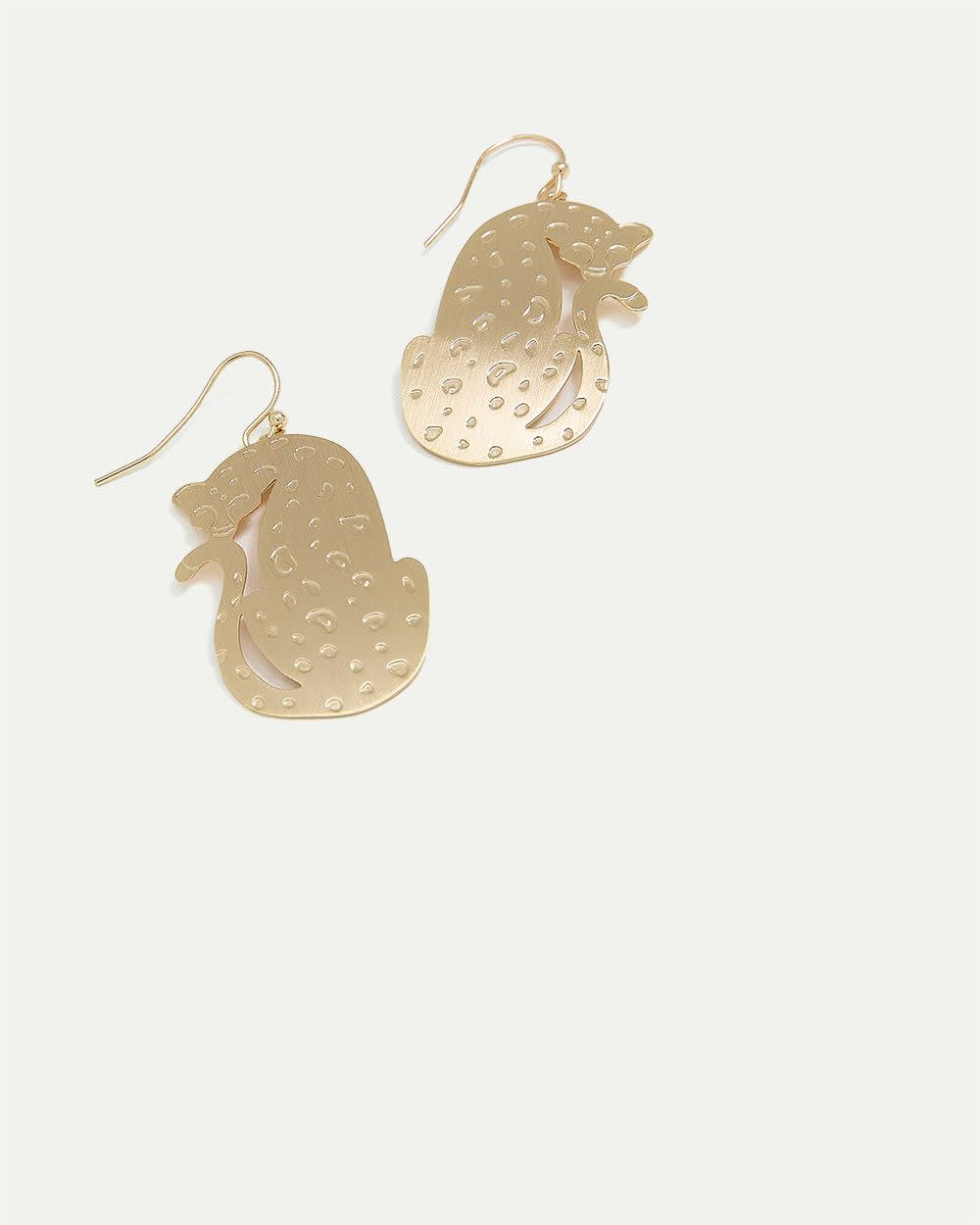 Leopard Earrings - Toni Fifi. x Reitmans