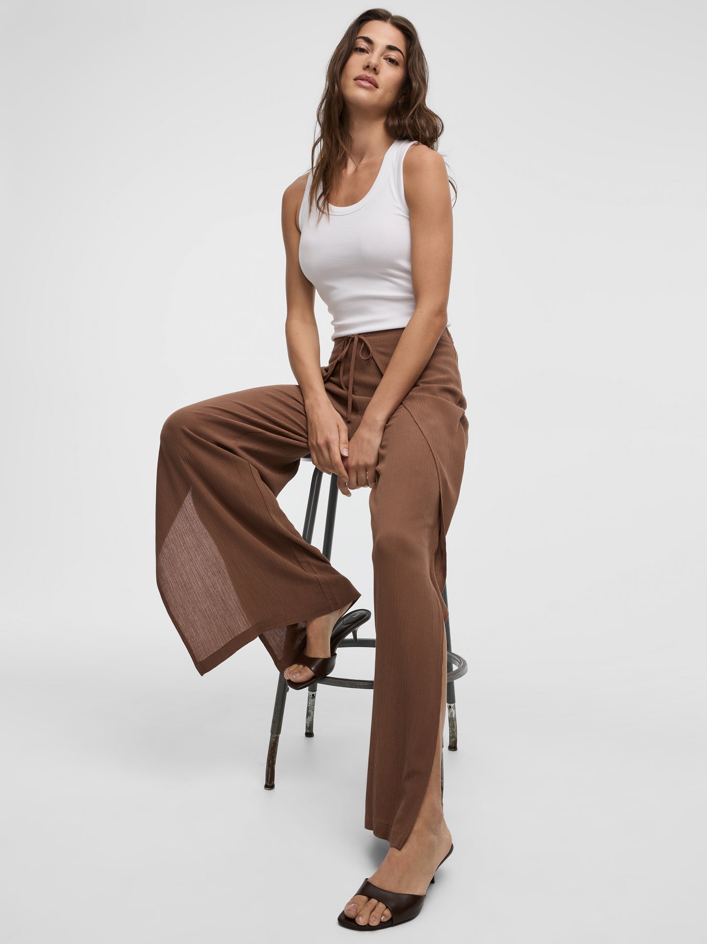 Faux-Wrap Pant