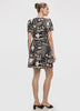 Short-Sleeve V-Neck Dress