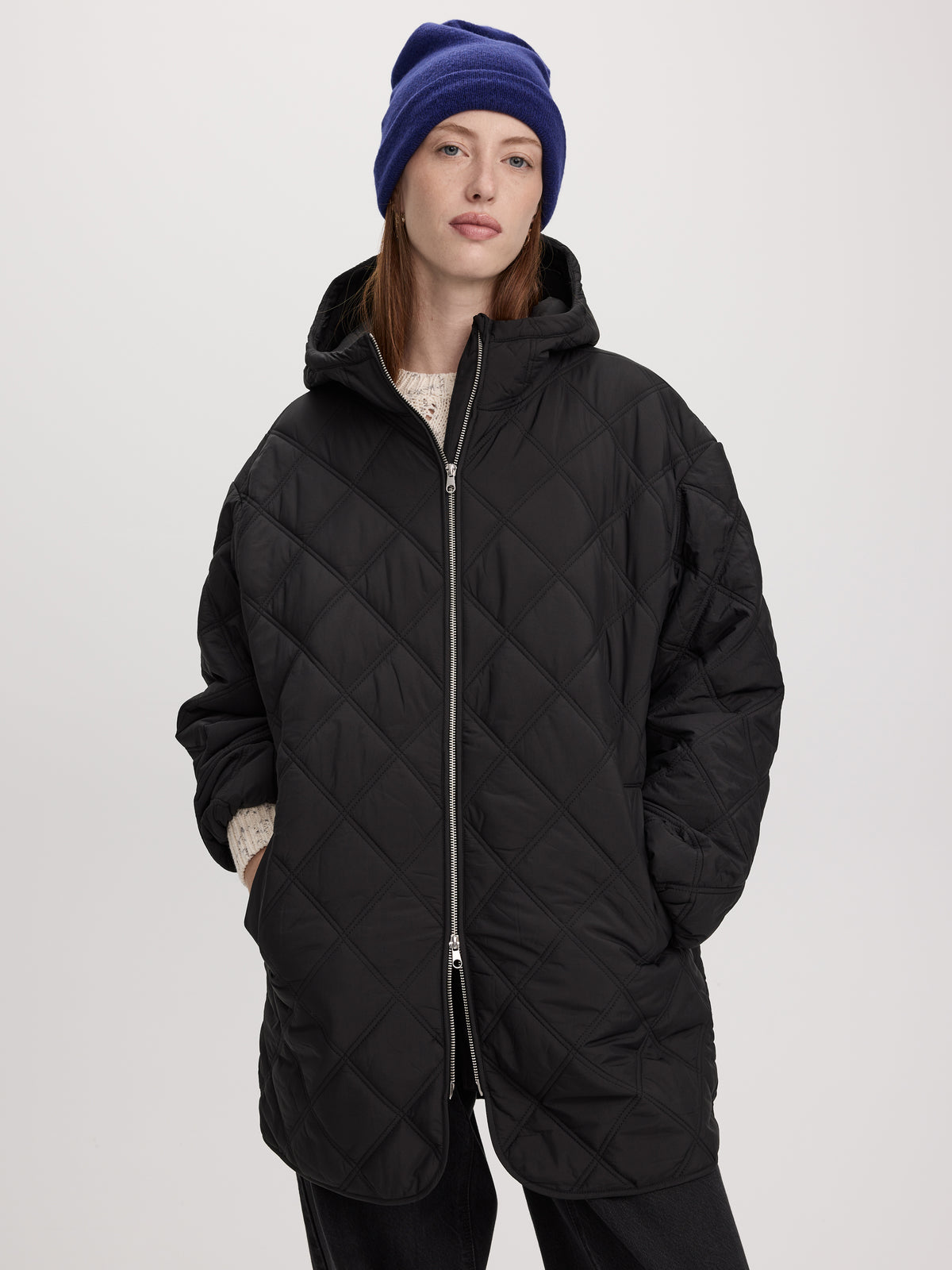 Hooded Quilted Jacket