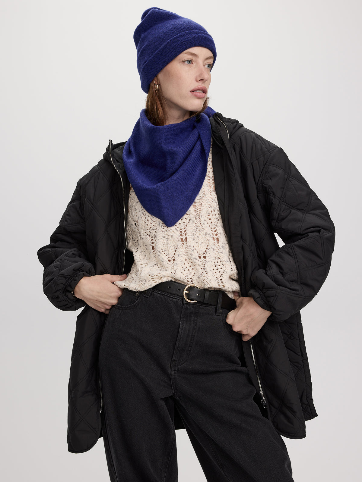 Hooded Quilted Jacket