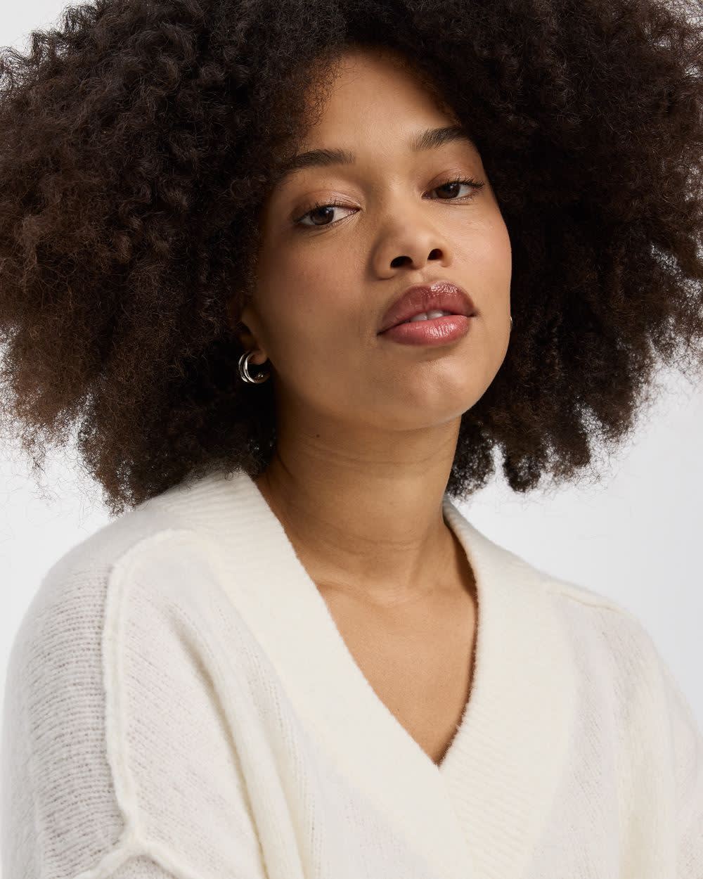 Long-Sleeve V-Neck Pullover