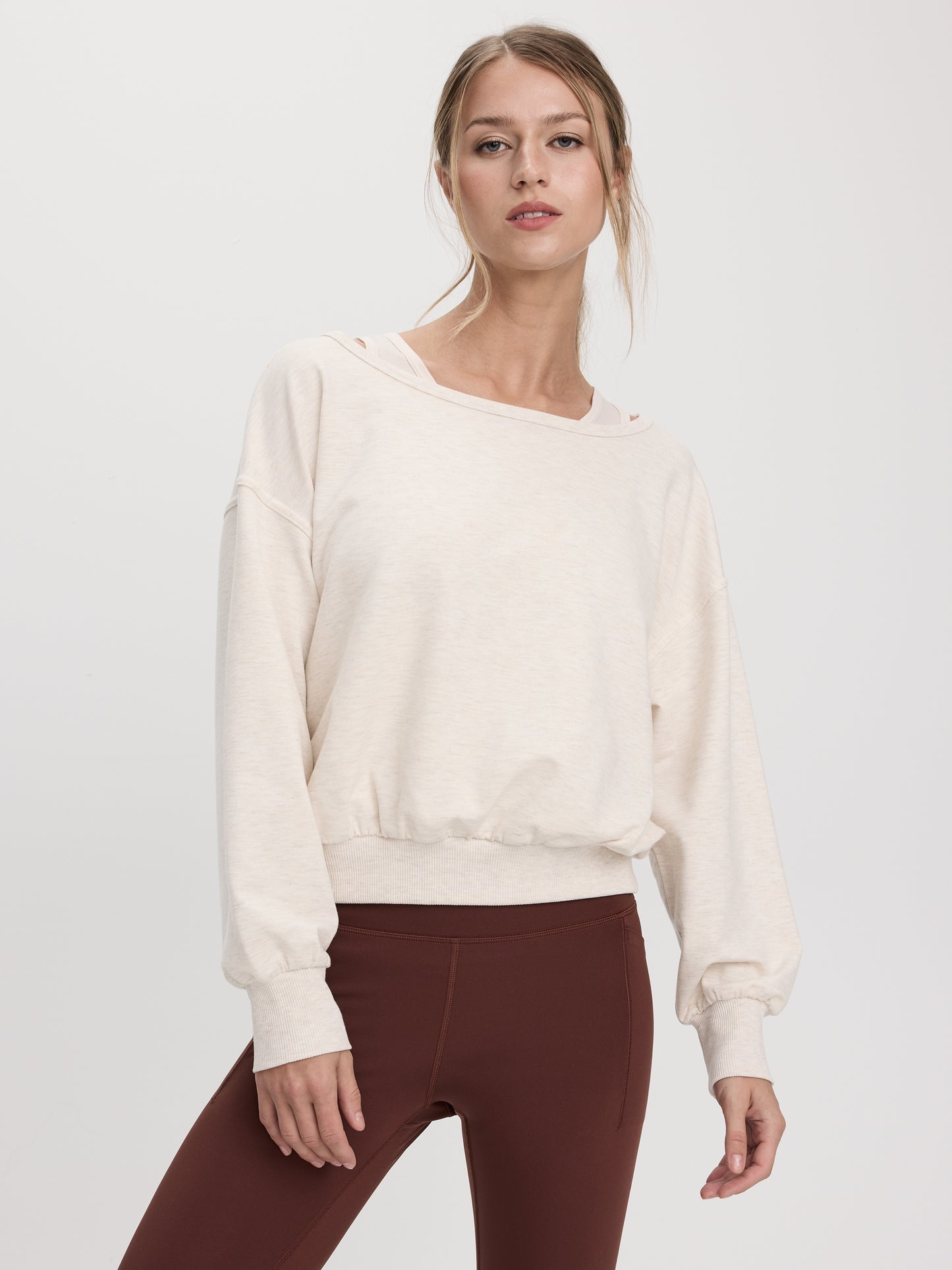 Off-the-Shoulder Long-Sleeve Top - Hyba