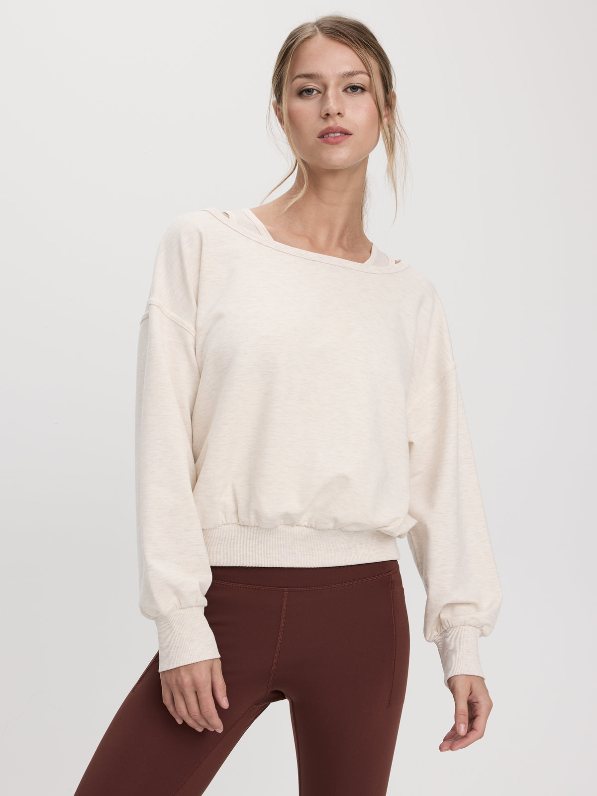 Off-the-Shoulder Long-Sleeve Top - Hyba