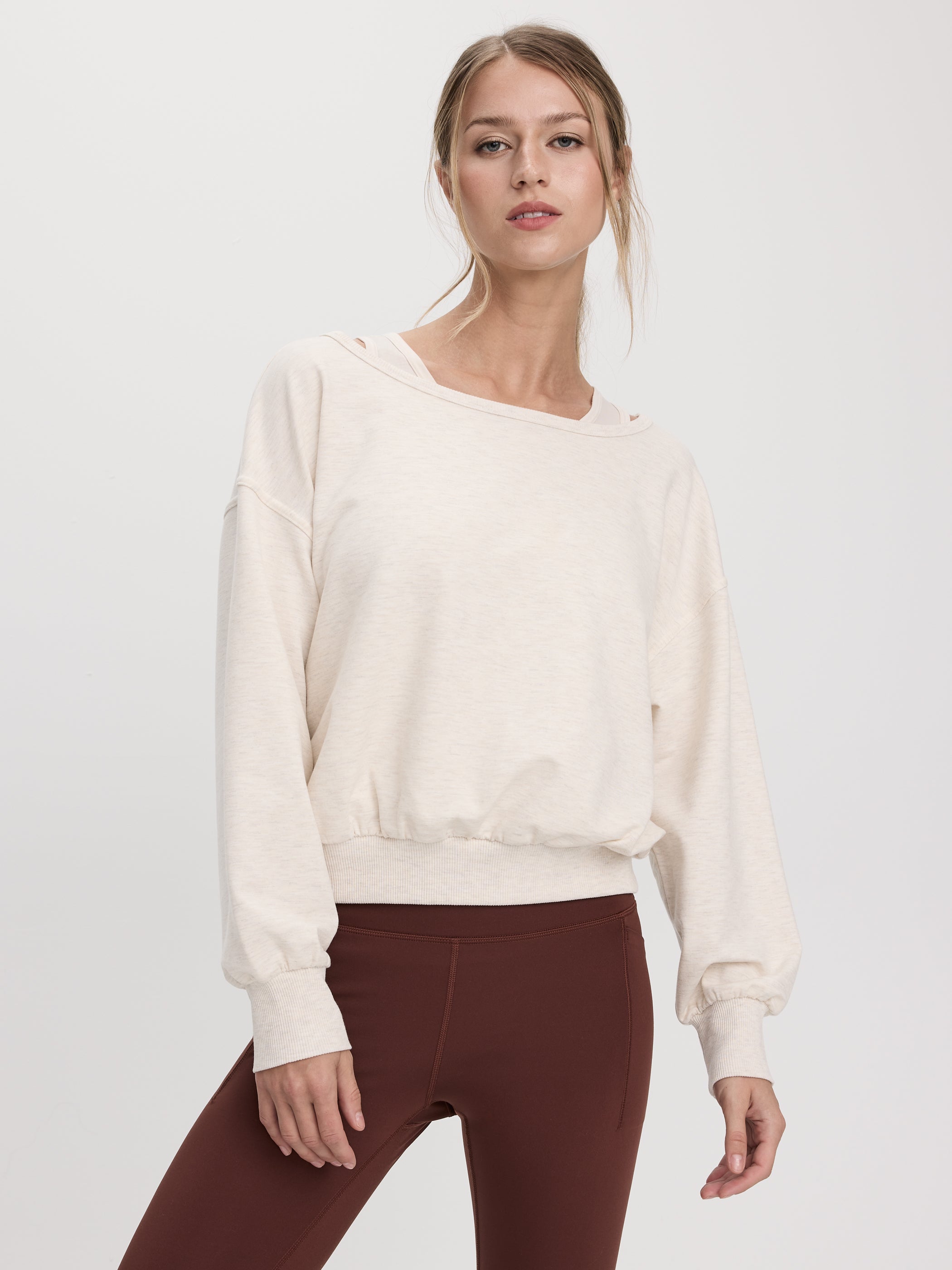 Off-the-Shoulder Long-Sleeve Top - Hyba