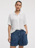 Buttoned-Down Gauze Shirt