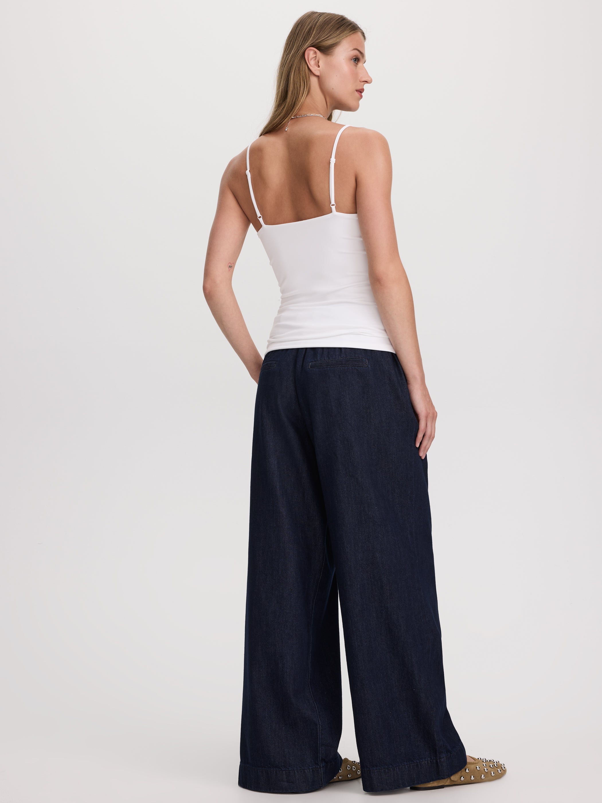 V-Neck Cami with Lace Trim - R Essentials