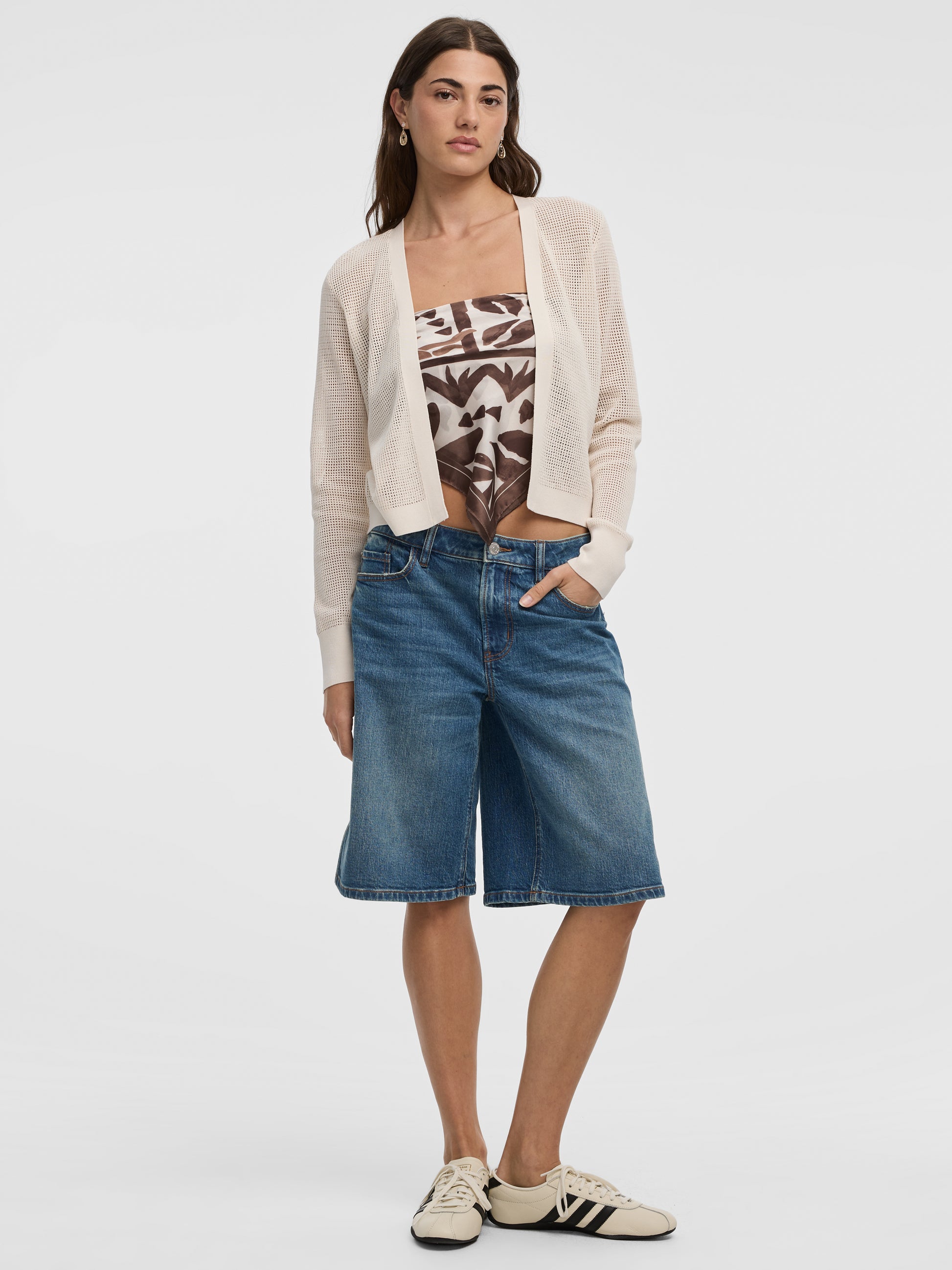 Long-Sleeve Fitted Bolero