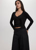 V-Neck Bolero & Top – 75% Viscose Blend