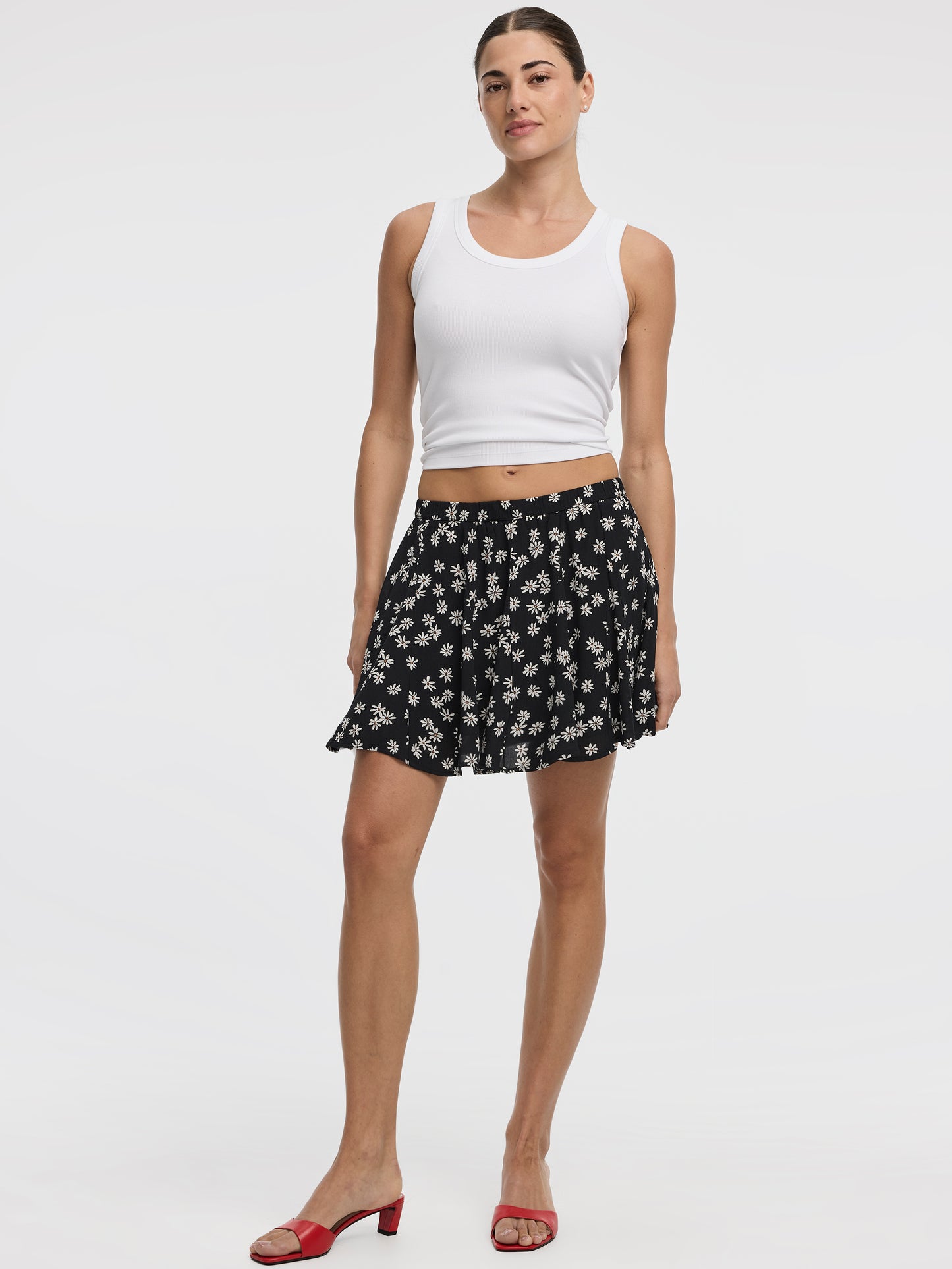Pleated Skort