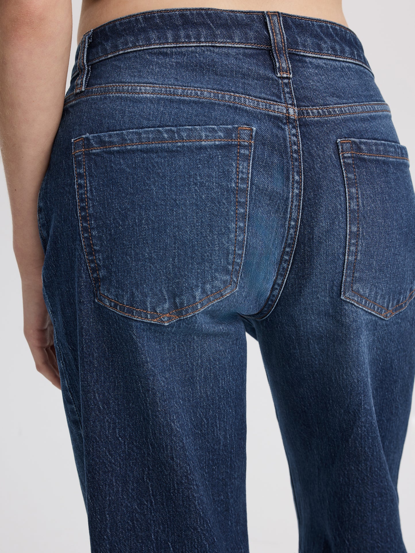 Flare-Leg Mid-Rise Jean
