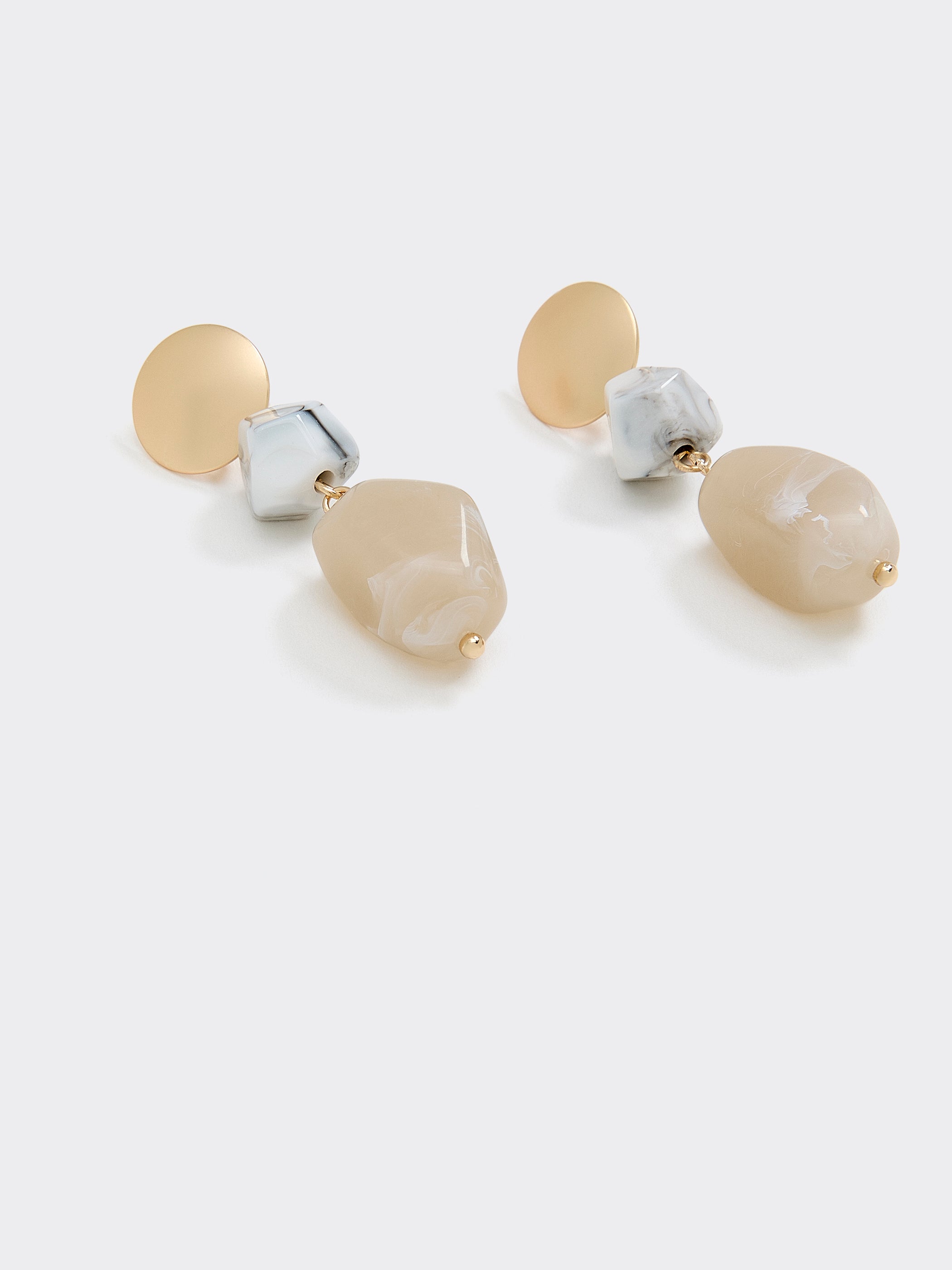 Resin Pendant Earrings