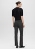 Short-Sleeve Crew-Neck Cardigan with Pointelle Stitches