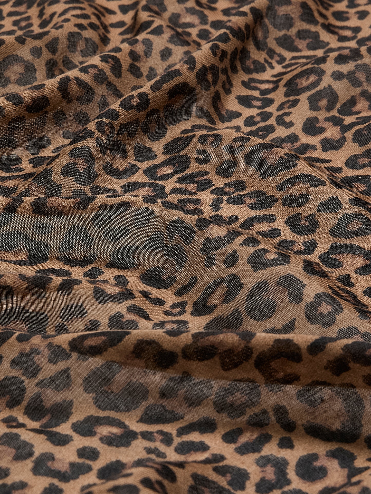 Scarf with Cheetah Print