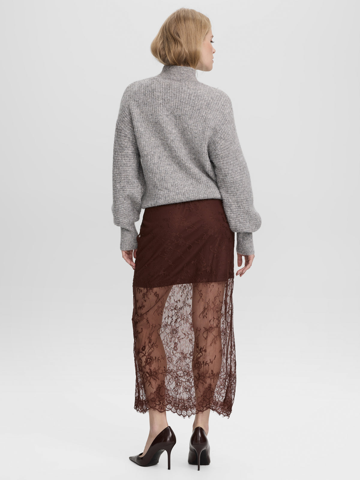 Lace Midi Skirt