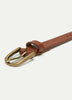 Skinny Faux Leather Belt