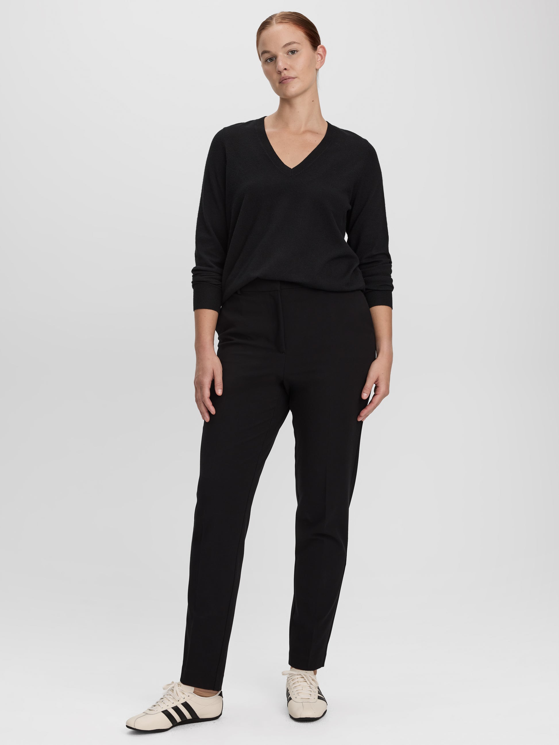 Slim-Leg High-Rise Ankle Pant - Curvy Fit