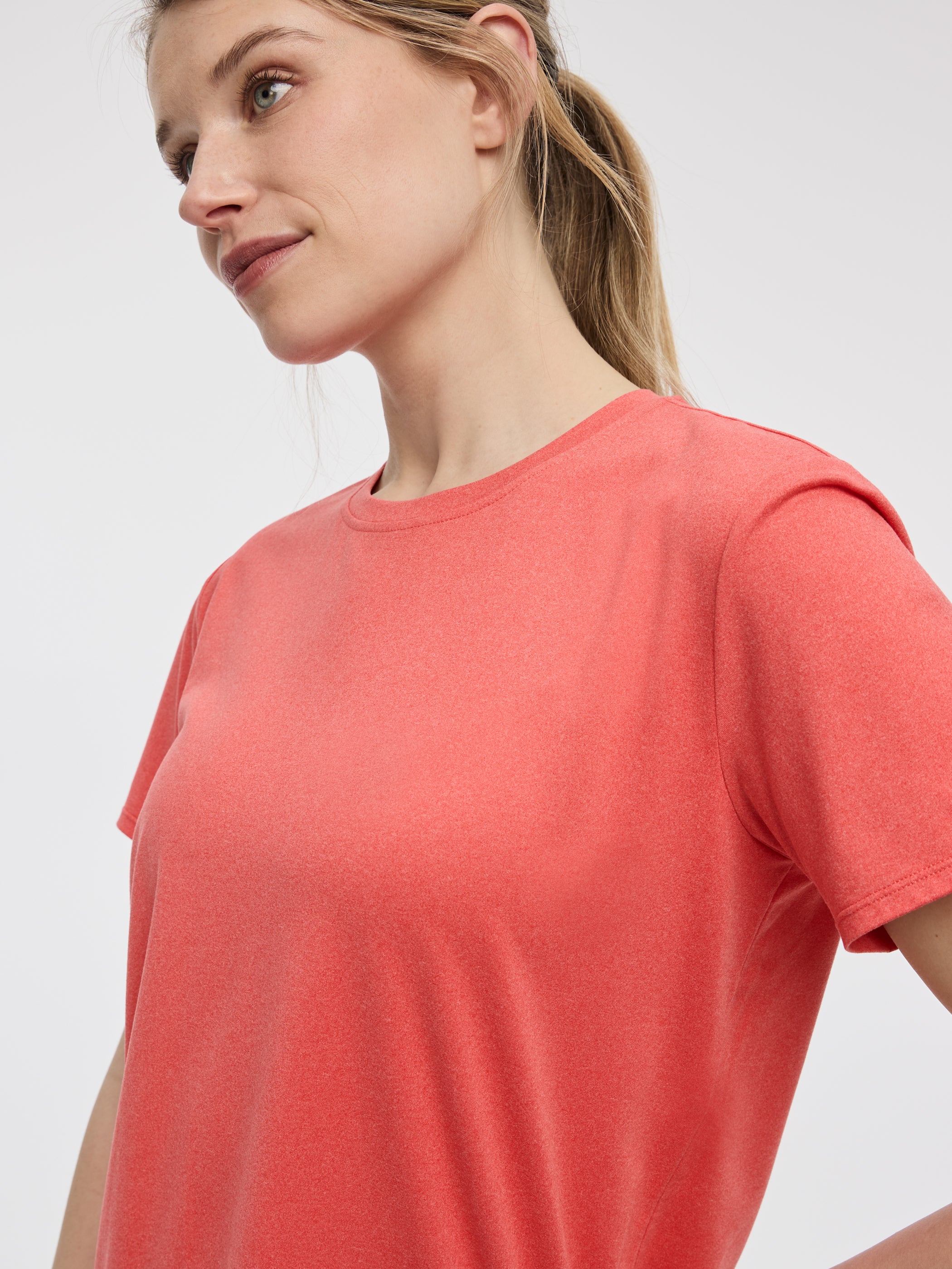 T-shirt à col rond - DRY-LUX (MD) Hyba Essentiels