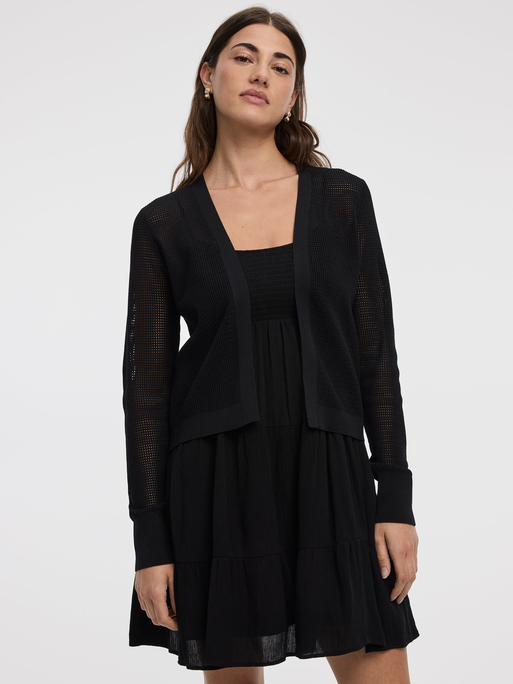Long-Sleeve Fitted Bolero