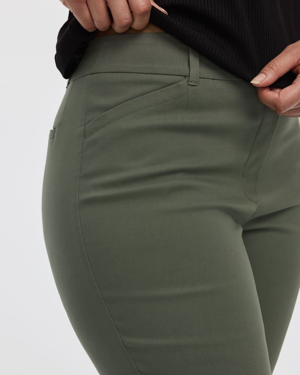 Slim-Leg High-Rise Ankle Pant - The Iconic (R)