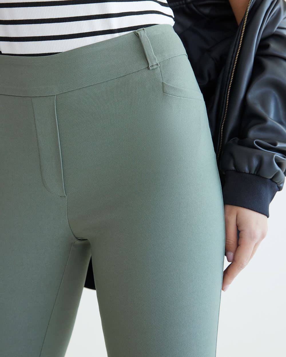 Slim-Leg High-Rise Ankle Pant - The Iconic (R)