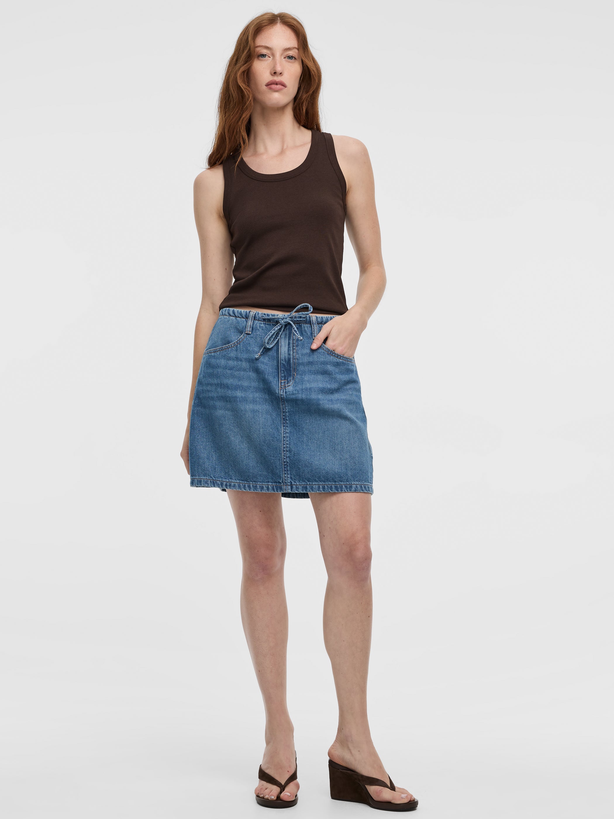Mini Denim Skirt
