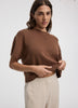Short-Sleeve Crew-Neck Loose Sweater