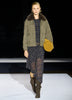 Bomber Jacket with Removable Faux Fur Collar