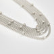 Multilayer Necklace with Rhinestones