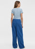 Wide-Leg Linen-Blend Pant