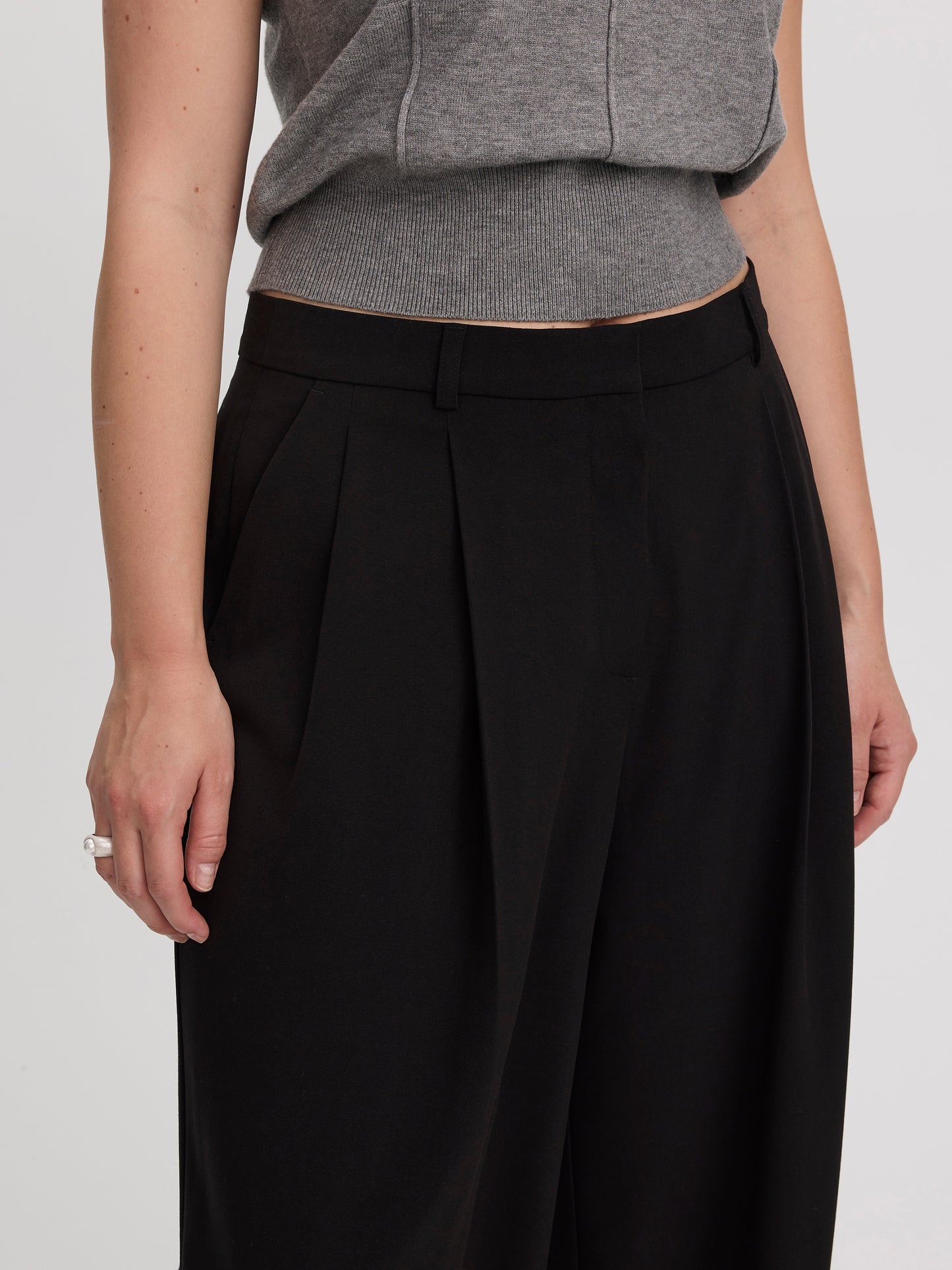 Wide-Leg High-Rise Pants - The Timeless - Curvy Fit