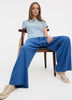 Wide-Leg Linen-Blend Pant