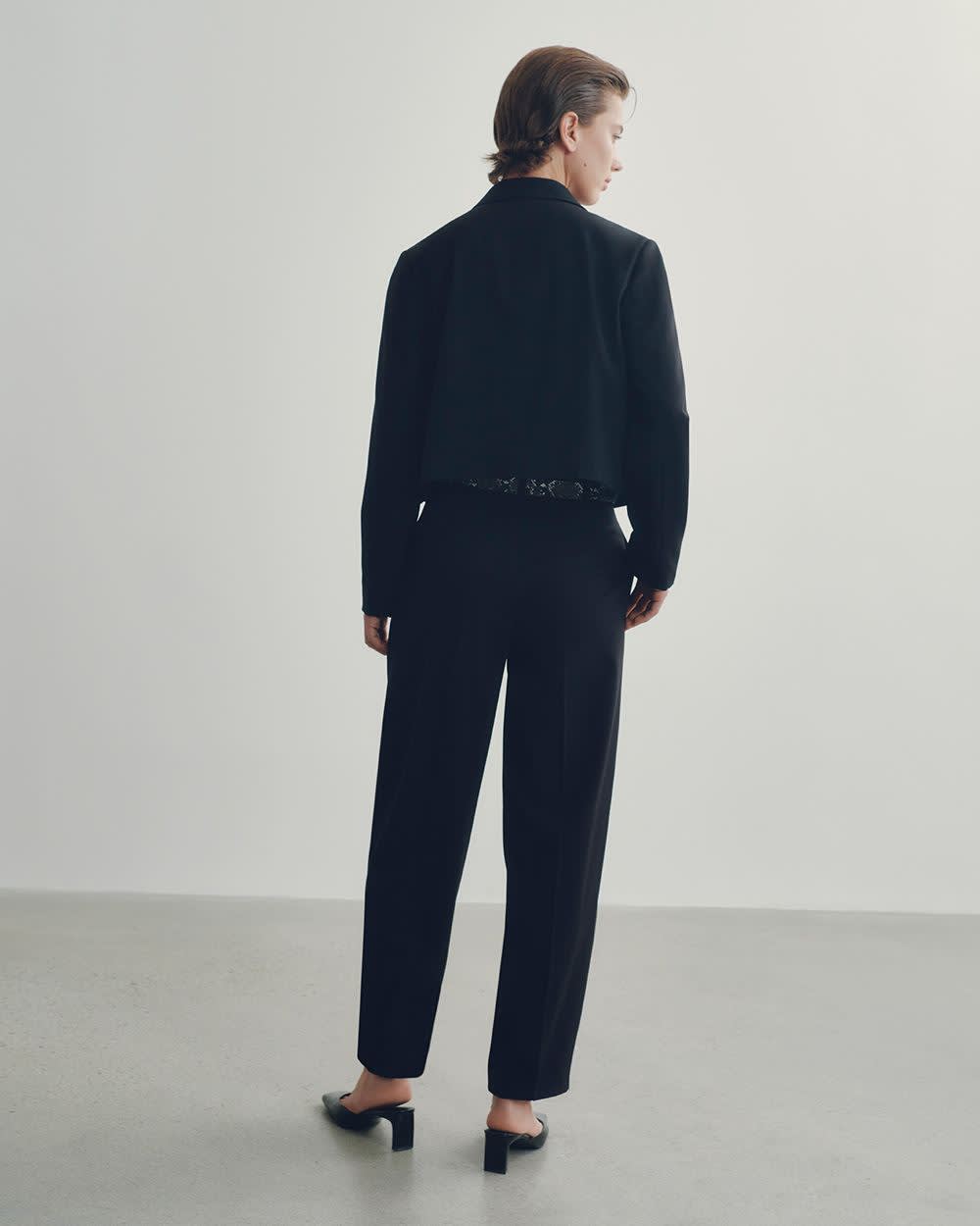 Mid-Rise Barrel Pants - The Timeless