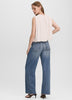 Crew-Neck Tank with Bubble Hem