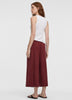 Cropped Wide-Leg Linen-Blend Pant