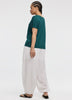 Short-Dolman-Sleeve Boat-Neck T-Shirt