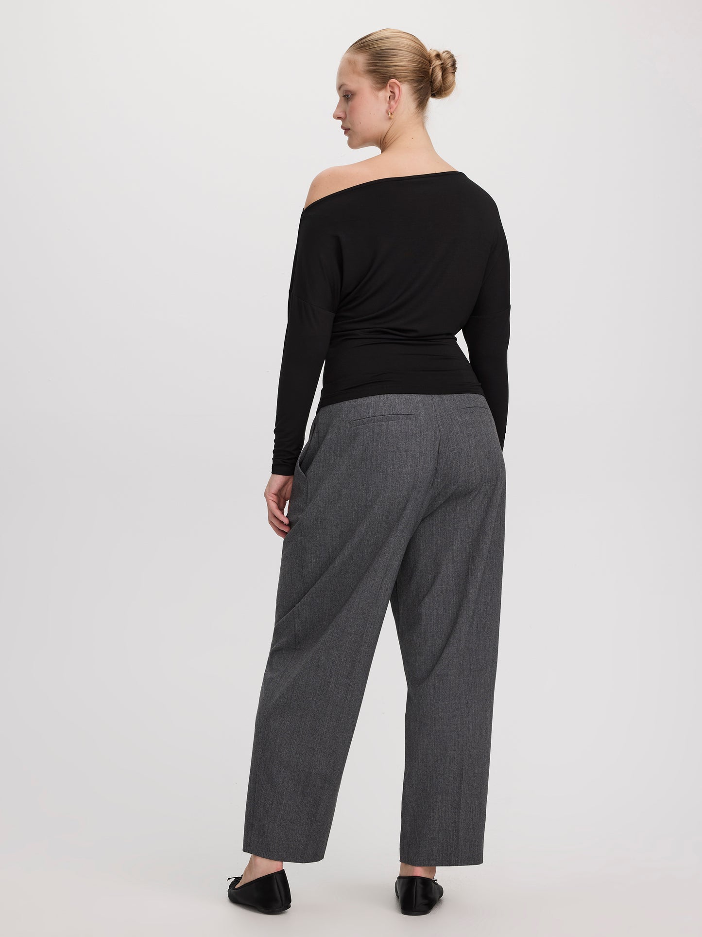 Long-Sleeve Off-the-Shoulder Top