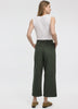 Wide-Leg High-Rise Cropped Pant
