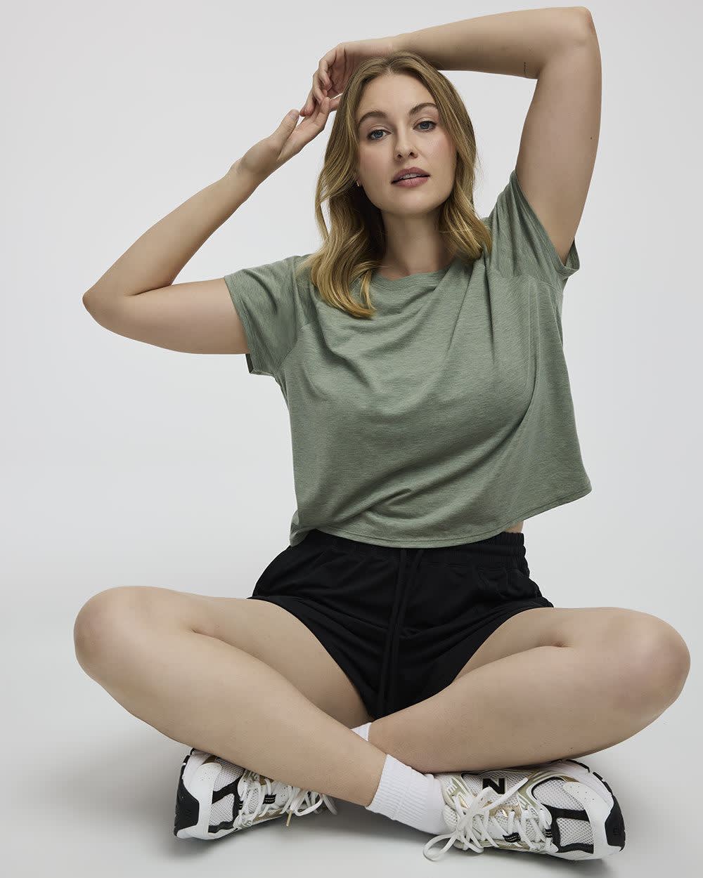 Crew-Neck Boxy T-Shirt - Hyba